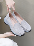 namcoverse Women Summer Casual Leather Cutout Platform Shoes SC1039