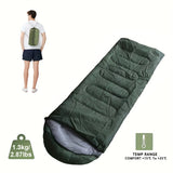 Waterproof All-Season Camping Sleeping Bag - Ultra-Comfortable & Durable, Ideal for Hiking, Camping, & Mountaineering - Lightweight, Four-Season Insulation, Perfect for Adventure-Ready Explorers