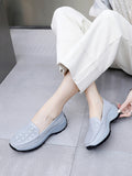 namcoverse Women Summer Casual Leather Cutout Platform Shoes SC1039