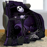 Ultra-Soft Disney Nightmare Before Christmas Flannel Throw Blanket - Perfect For Couch, Bed, And Gifts | Hd Printed, Machine Washable | Cozy & Versatile For All Seasons