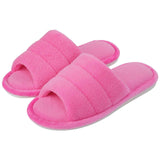 Slippers Comwarm Fuzzy Warm Slippers For Women Indoor Cotton Slides Female Non-Slips Flip Flops Comfort Casual Home Shoes Flat Slippers