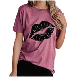 NAMCOVERSE  popular short-sleeved t-shirt women's New summer new product slim-fitting geometric pattern body fresh and sweet women's top