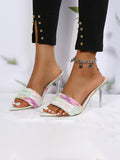 Tie Dye Pointed Toe Sandals