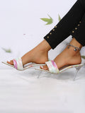 Tie Dye Pointed Toe Sandals