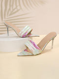 Tie Dye Pointed Toe Sandals