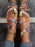 Toe Post Flower Decor Sandals