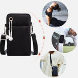 Outdoor Sport Handbag Wallet Mobile Phone Bag Arm Pouch Case Belt Handbag Purse Coin Wallet Holder Money Shoulder Bag