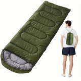 Portable Adult Sleeping Bag for Camping - Windproof & Insulated, Ideal for Outdoor Adventures