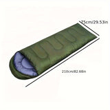 Portable Adult Sleeping Bag for Camping - Windproof & Insulated, Ideal for Outdoor Adventures