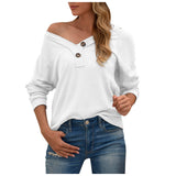 NAMCOVERSE 2025  2025 trade hot autumn and winter new long-sleeved V-neck casual loose knitted sweater sweater women's clothing