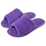 Slippers Comwarm Fuzzy Warm Slippers For Women Indoor Cotton Slides Female Non-Slips Flip Flops Comfort Casual Home Shoes Flat Slippers