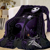 Ultra-Soft Disney Nightmare Before Christmas Flannel Throw Blanket - Perfect For Couch, Bed, And Gifts | Hd Printed, Machine Washable | Cozy & Versatile For All Seasons