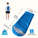 Waterproof All-Season Camping Sleeping Bag - Ultra-Comfortable & Durable, Ideal for Hiking, Camping, & Mountaineering - Lightweight, Four-Season Insulation, Perfect for Adventure-Ready Explorers