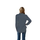 NAMCOVERSE 2025 new products ebay  wish hot sale large size striped women's shirt button long sleeve fashion personality women