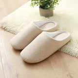 Slipper Men Indoor Fluffy Warm Winner Autumn Cotton Thick Furry Soft Ind Room Flat NonSlipStriped Bottom 240615