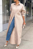 namcoverse Solid Color Modern Maxi Dress