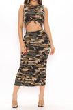 namcoverse Leopard Print Flattering Knotted Cutout Midi Dress