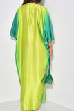 namcoverse Gradient Undeniable High Split Maxi Dress