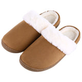 Bebealy Winter Warm Fluffy Women Slippers Indoor Soft Fuzzy House Slippers With Rubber Shoes Outdoor Antidkid Plush Women Shoes 240830