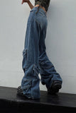 namcoverse Gradient Boyish Multi Pocket Jeans