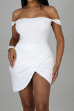 namcoverse Sequined Bandeau Glamorous Wrap Ruched Mini Dress