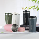 17.2oz Stainless Steel Vacuum Insulated Travel Mug - Double Wall, Reusable Tumbler for Coffee, Tea & Soda - Keeps Drinks Hot or Cold All Day