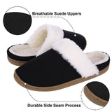 Bebealy Winter Warm Fluffy Women Slippers Indoor Soft Fuzzy House Slippers With Rubber Shoes Outdoor Antidkid Plush Women Shoes 240830