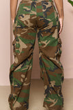 namcoverse Camouflage Modern Multi Pocket Jeans