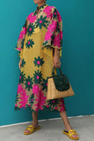 namcoverse Floral Embroidery Hollow-Out Bohemia Midi Dress