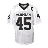 Movie PERMIAN #45 MILES Football Jersey Mens American Rugby Clothing Tops Breathable Quick Drying Sewing Soccer Jerseys Male 240709