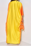 namcoverse Gradient Undeniable High Split Maxi Dress