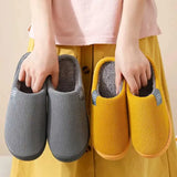 Slippers Classic Fuzzy Home Slipper Women Winter Warm Fur Plush Non Slip Indoor Female House Room Shoe Man male Lazy Footwear Bedroom