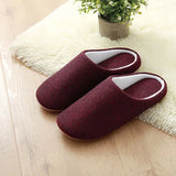 Slipper Men Indoor Fluffy Warm Winner Autumn Cotton Thick Furry Soft Ind Room Flat NonSlipStriped Bottom 240615