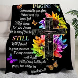 1pc Cozy Cross Slogan Print Throw Blanket - Ultra-Soft, Warm, and Lightweight for Travel, Sofa, Bed, Office, and Home Decor - Perfect Birthday and Holiday Gift for Boys, Girls, and Adults, Suitable for All Seasons