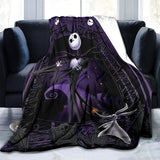 Ultra-Soft Disney Nightmare Before Christmas Flannel Throw Blanket - Perfect For Couch, Bed, And Gifts | Hd Printed, Machine Washable | Cozy & Versatile For All Seasons