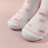 10 Pairs of Whimsical Girls Cartoon Animal Socks - Ultra-Soft Knitted, Breathable Mesh, Super Comfy Crew Socks with Delicate Flower Pattern - Perfect for Summer Outdoor Adventures