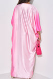 namcoverse Gradient Undeniable High Split Maxi Dress