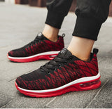 namcoverse  Unisex Breathable Air-Cushion Sneakers Flying Woven Lace-Up Outdoor Casual Running Shoes Zapatillas Hombre