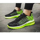 namcoverse  Unisex Breathable Air-Cushion Sneakers Flying Woven Lace-Up Outdoor Casual Running Shoes Zapatillas Hombre