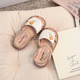 NAMCOVERSE  New Girls' Closed Toe Sandals  Summer Children Girl Casual Girl Shoes Fashion Girl Shoes Flower