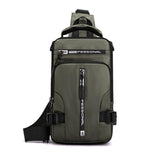 NAMCOVERSE  Exclusive for Cross-Border New Men's Multifunctional Chest Bag Fashion Casual Shoulder Messenger Bag Waterproof Space Cloth Small Backpack