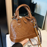 NAMCOVERSE 2025 Retro diamond small bag women's popular new trendy fashion high-end shell shoulder messenger bag casual handbag