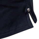 NAMCOVERSE 2025 New spring and summer new lapel men's Popularan size POLO shirt casual striped splicing men's digital short sleeve T