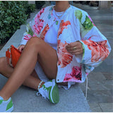 NAMCOVERSE 2025 Printed hem drawstring short cotton clothes popular  New autumn and winter new women's warm button jacket