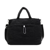 NAMCOVERSE 2025 Hot-selling new women's down handbag quilted travel messenger bag large capacity casual light diagonal span bag