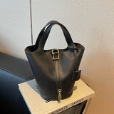 NAMCOVERSE 2025 New bag women's popular fashion versatile bucket bag high-end texture messenger bag niche design portable child and mother bag