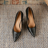 2025 1166-6 pointed-toed stiletto high heels for women, sexy fashion plaid super high heels for women, waterproof table single shoes for women
