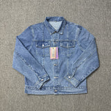 NAMCOVERSE  Corteiz Maychao Devil Island Casual Suit High Street Men's and Women's Couple Trend Denim Jacket Coat Jeans