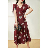 2025 Wrapped new Chinese silk dress high-end mulberry silk skirt  summer national style women's new cheongsam