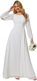 2025 popular autumn and winter new  bridesmaid clothes 2025 Popular trade long dresses sexy and elegant chiffon evening dresses